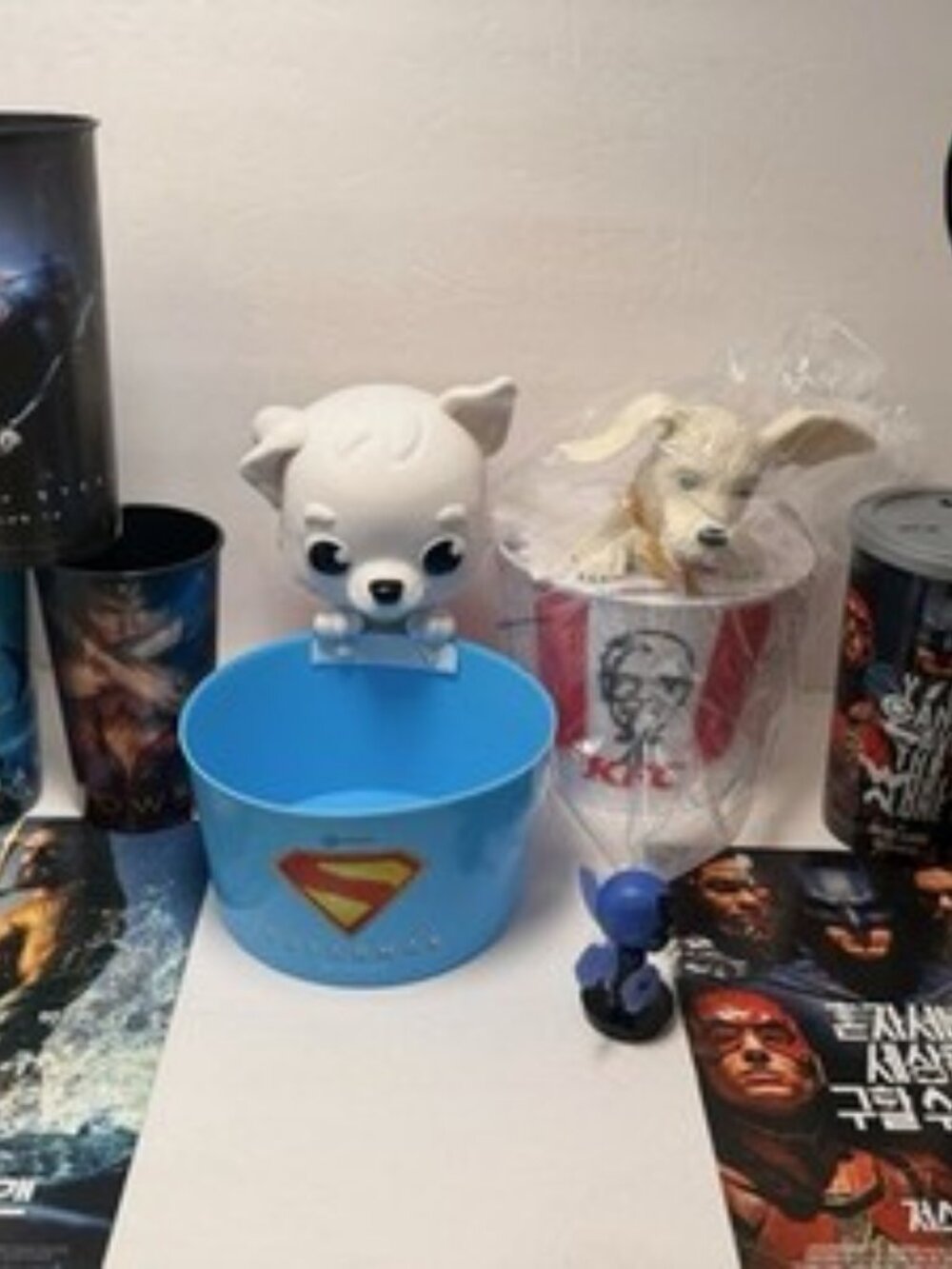 KFC Exclusive Supergirl Bucket lot of 10 Items! Rare & Hard To Find Items!